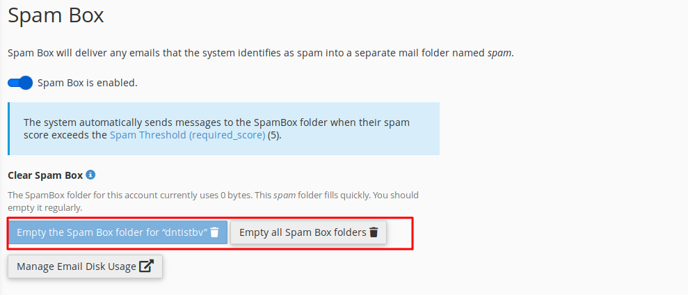 spam filter 5